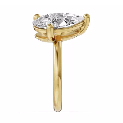 Toi Et Moi Oval & Pear Lab Diamond Ring (5.00 ct. tw.)