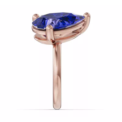 Toi Et Moi Oval Lab Diamond & Pear Sapphire Ring (6.00 ct. tw.)
