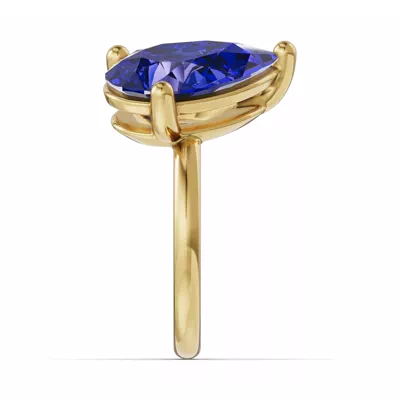 Toi Et Moi Oval Lab Diamond & Pear Sapphire Ring (6.00 ct. tw.)