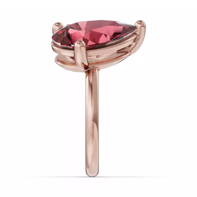 Toi Et Moi Oval Lab Diamond & Pear Ruby Ring (6.00 ct. tw.)
