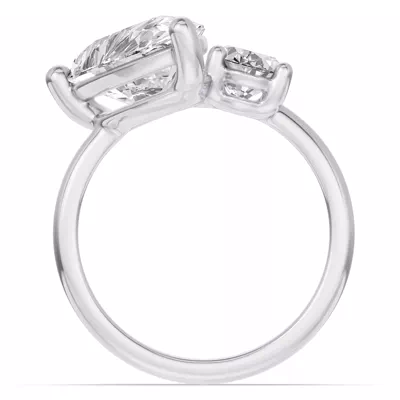 Toi Et Moi Oval & Pear Lab Diamond Ring (6.00 ct. tw.)