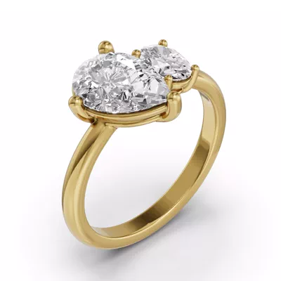 Toi Et Moi Oval & Pear Lab Diamond Ring (2.50 ct. tw.)