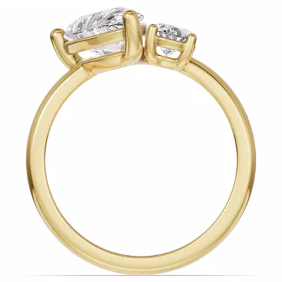 Toi Et Moi Oval & Pear Lab Diamond Ring (2.50 ct. tw.)