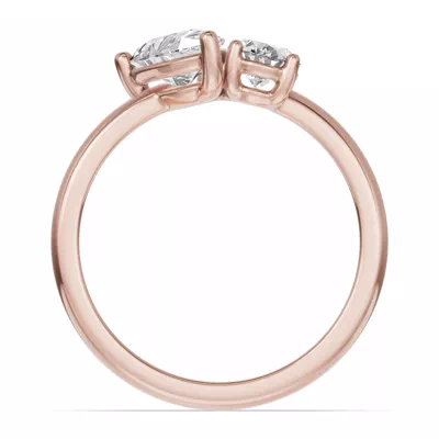 Toi Et Moi Oval & Pear Lab Diamond Ring (1.50 ct. tw.)