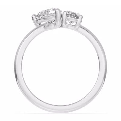 Toi Et Moi Oval & Pear Lab Diamond Ring (1.50 ct. tw.)