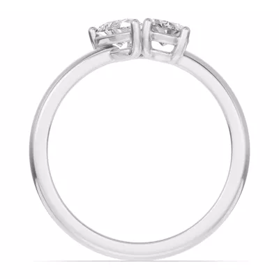 Toi Et Moi Oval & Pear Lab Diamond Ring (1.00 ct. tw.)