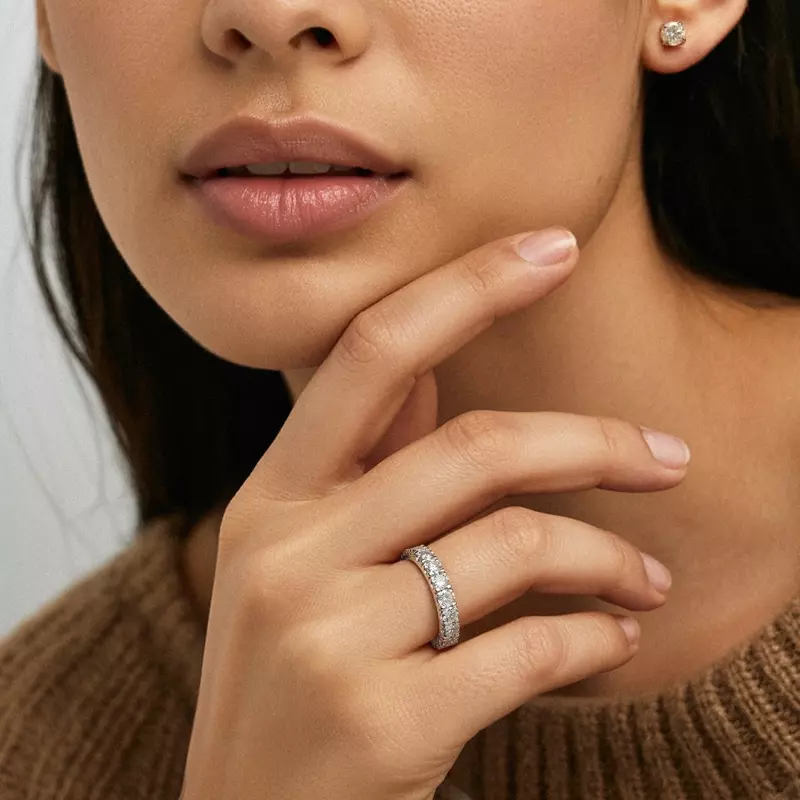 14K Yellow Gold Classic Lab Eternity Band (3.00ct. tw.)