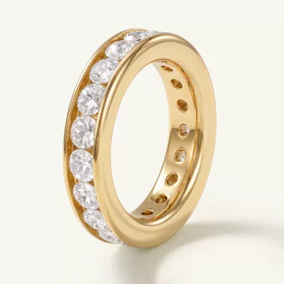 Channel-Set Lab Eternity Band (3.00ct. tw.)
