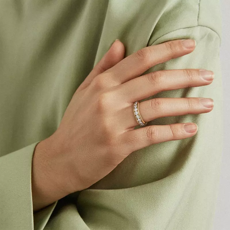 18K Rose Gold Channel-Set Diamond Eternity Band (3.00ct. tw.)