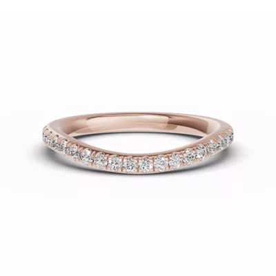 Classic Contoured Pavé Band