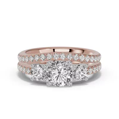 Classic Contoured Pavé Band