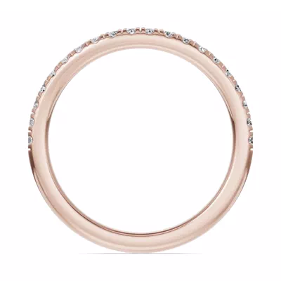 Classic Contoured Pavé Band