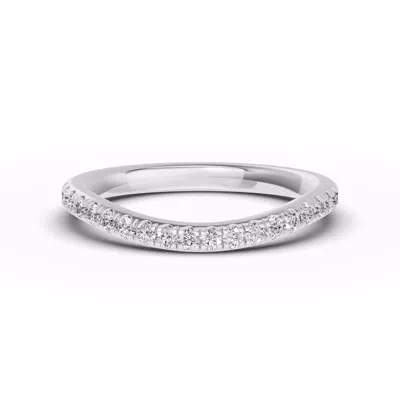 Classic Contoured Pavé Band