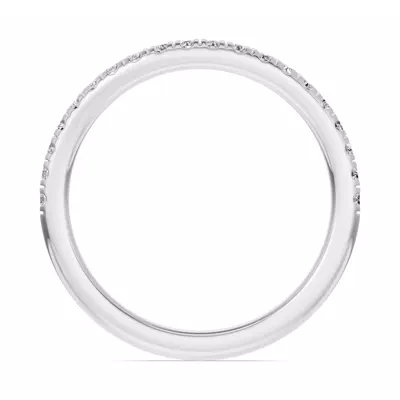 Classic Contoured Pavé Band