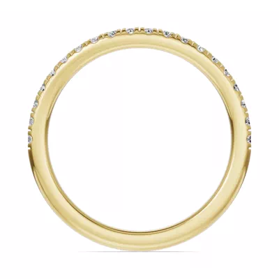 Classic Contoured Pavé Lab Band
