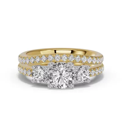 Classic Contoured Pavé Band