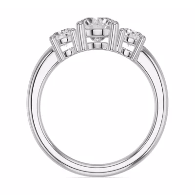 Classic Three-Stone Lab Engagement Ring (½ ct. tw.)