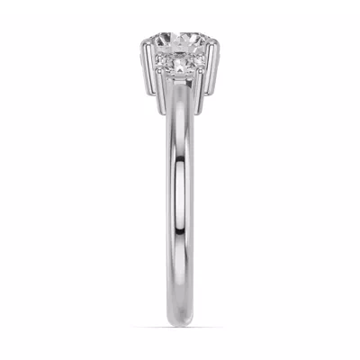 Classic Three-Stone Lab Engagement Ring (½ ct. tw.)