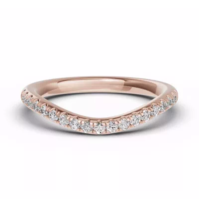 Classic Curved Pavé Lab Band