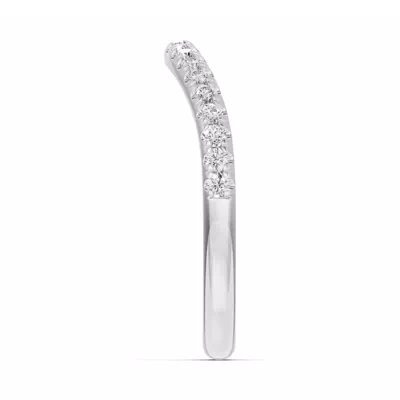 Classic Curved Pavé Band