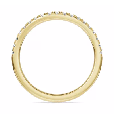 Classic Curved Pavé Lab Band