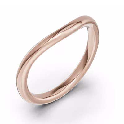 Classic Curved Wedding Band