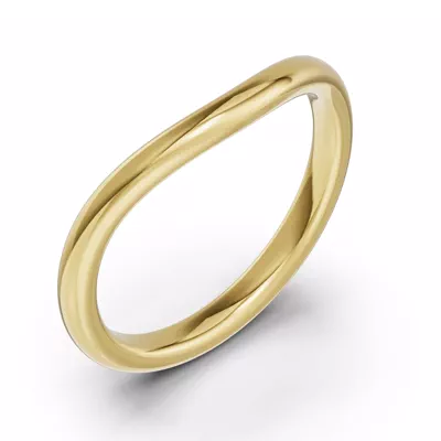 Classic Curved Wedding Band