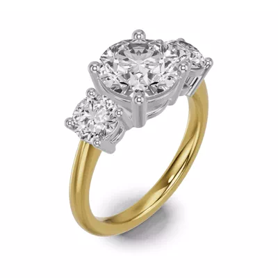 Classic Three-Stone Lab Engagement Ring (1½ ct. tw.)
