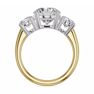 Classic Three-Stone Lab Engagement Ring (1½ ct. tw.)