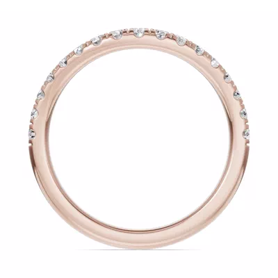 Classic Contoured Pavé Lab Band (0.44 ct. tw.)