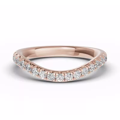Classic Contoured Pavé Band (0.44 ct. tw.)