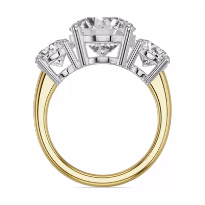 Classic Three-Stone Lab Engagement Ring (2 ct. tw.)