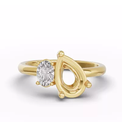 Toi Et Moi Double Oval Lab Diamond Ring (Starting at 1.50 ct. tw.)