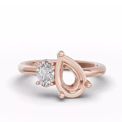 Toi Et Moi Double Oval Lab Diamond Ring (Starting at 1.50 ct. tw.)