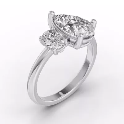 Toi Et Moi Double Oval Lab Diamond Ring (Starting at 1.50 ct. tw.)