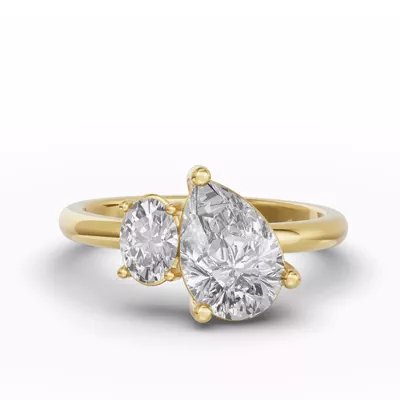 Toi Et Moi Double Oval Lab Diamond Ring (Starting at 1.50 ct. tw.)
