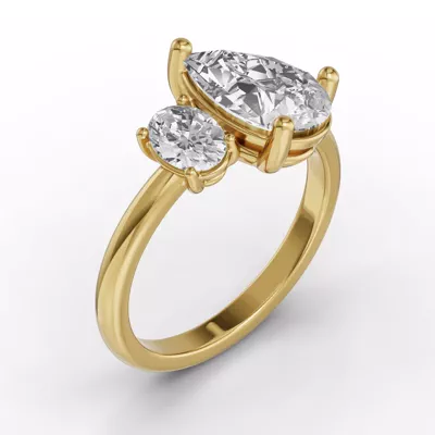 Toi Et Moi Double Oval Lab Diamond Ring (Starting at 1.50 ct. tw.)