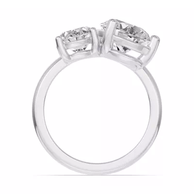 Toi Et Moi Double Oval Lab Diamond Ring (Starting at 5.00 ct. tw.)