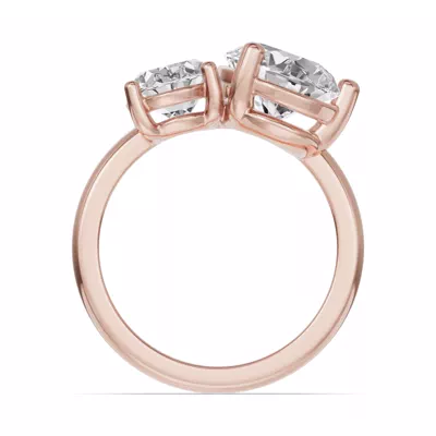 Toi Et Moi Double Oval Lab Diamond Ring (Starting at 5.00 ct. tw.)