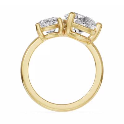 Toi Et Moi Double Oval Lab Diamond Ring (Starting at 5.00 ct. tw.)