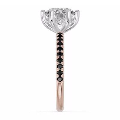 Chroma Black Diamond Engagement Ring