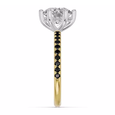 Chroma Black Diamond Engagement Ring