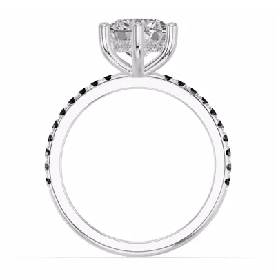 Chroma Black Diamond Engagement Ring