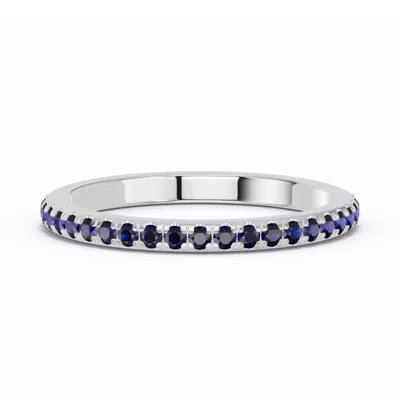 Chroma Blue Sapphire Band