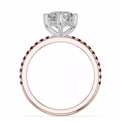 Chroma Garnet Engagement Ring