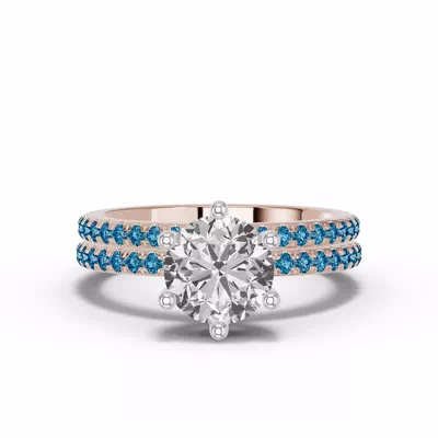 Chroma London Blue Topaz Band