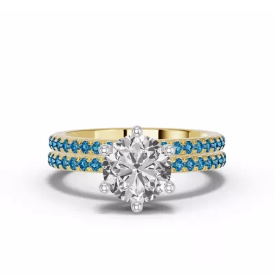 Chroma London Blue Topaz Band