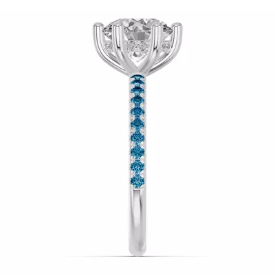 Chroma London Blue Topaz Engagement Ring