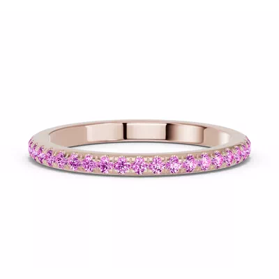 Chroma Pink Sapphire Band