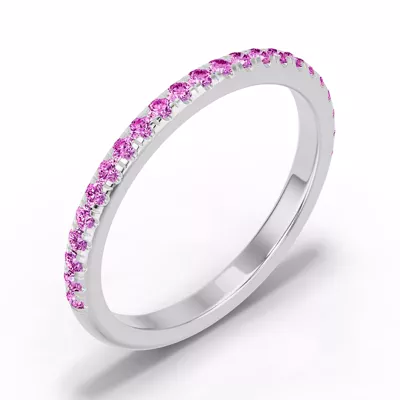 Chroma Pink Sapphire Band